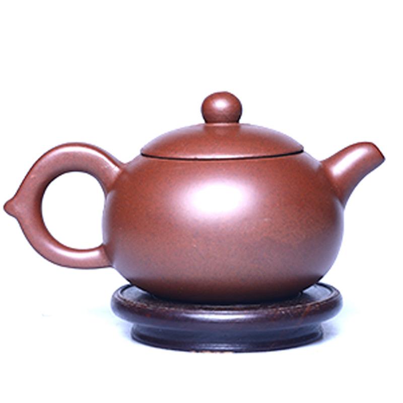 Tetera semihecha a mano con mineral crudo, tetera de arcilla morada para té, tetera Puer y juego de tazas, tetera Gaiwan oriental marroquí.