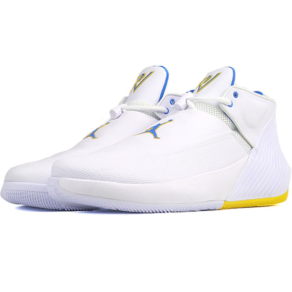 Air Jordan Why Not Zer0.1 Low PFX UCLA Herren Sneaker Weiß Blau-Hero-Gelb AR0346-100