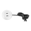 Pohovka USB nabíjecí zásuvka Instalace zapuštěnou montáží Dva USB nabíjecí porty Zásuvka pro domácí použití