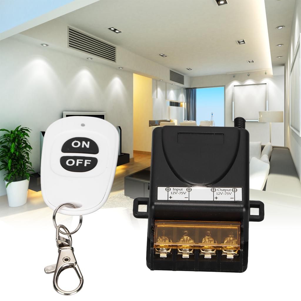 433MHZ Wireless RF Remote Control Switch Relay Drive Power Switch for Car Remte Control Light Contro