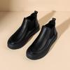 Men's Fashionable Genuine Leather Chelsea Boots - Versatile British Style Slip-On Shoes