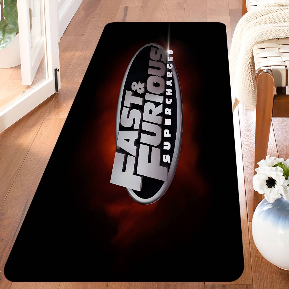 Movie F-Fast Cool Furious Room Mats Retro Multiple Choice Living Room Kitchen Rug Non-Slip Welcome Rug