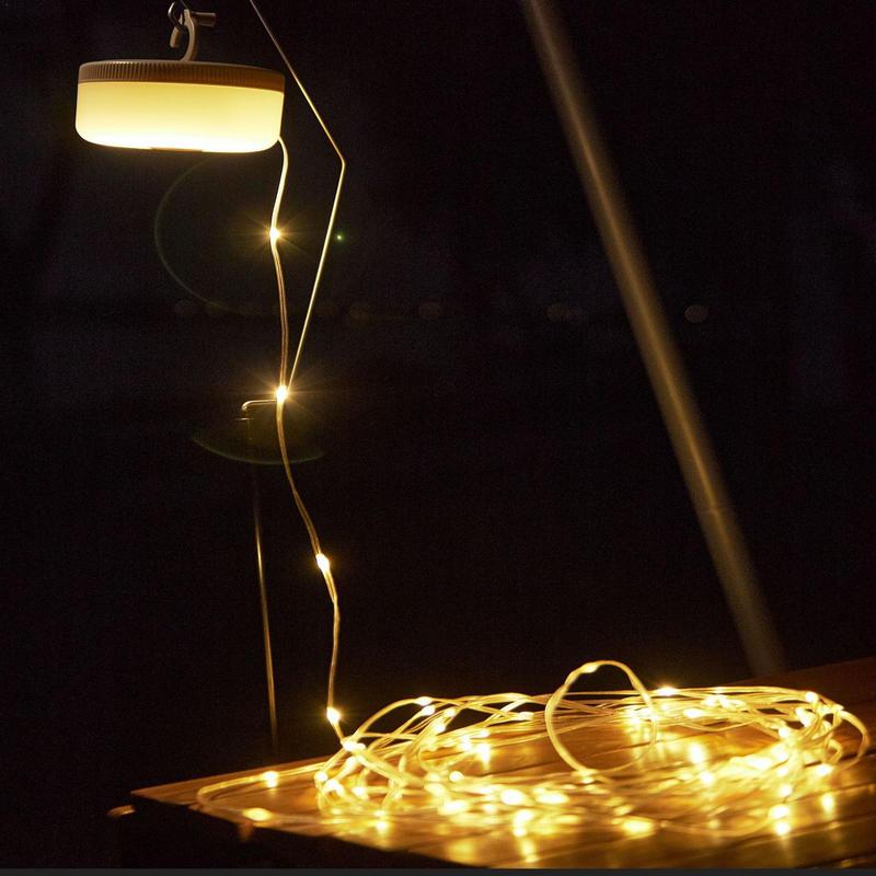 Rechargeable Tent Lights String Rechargeable Waterproof Portable LED Light LED Camping Outdoor String Lights For Outdoor Camping United States