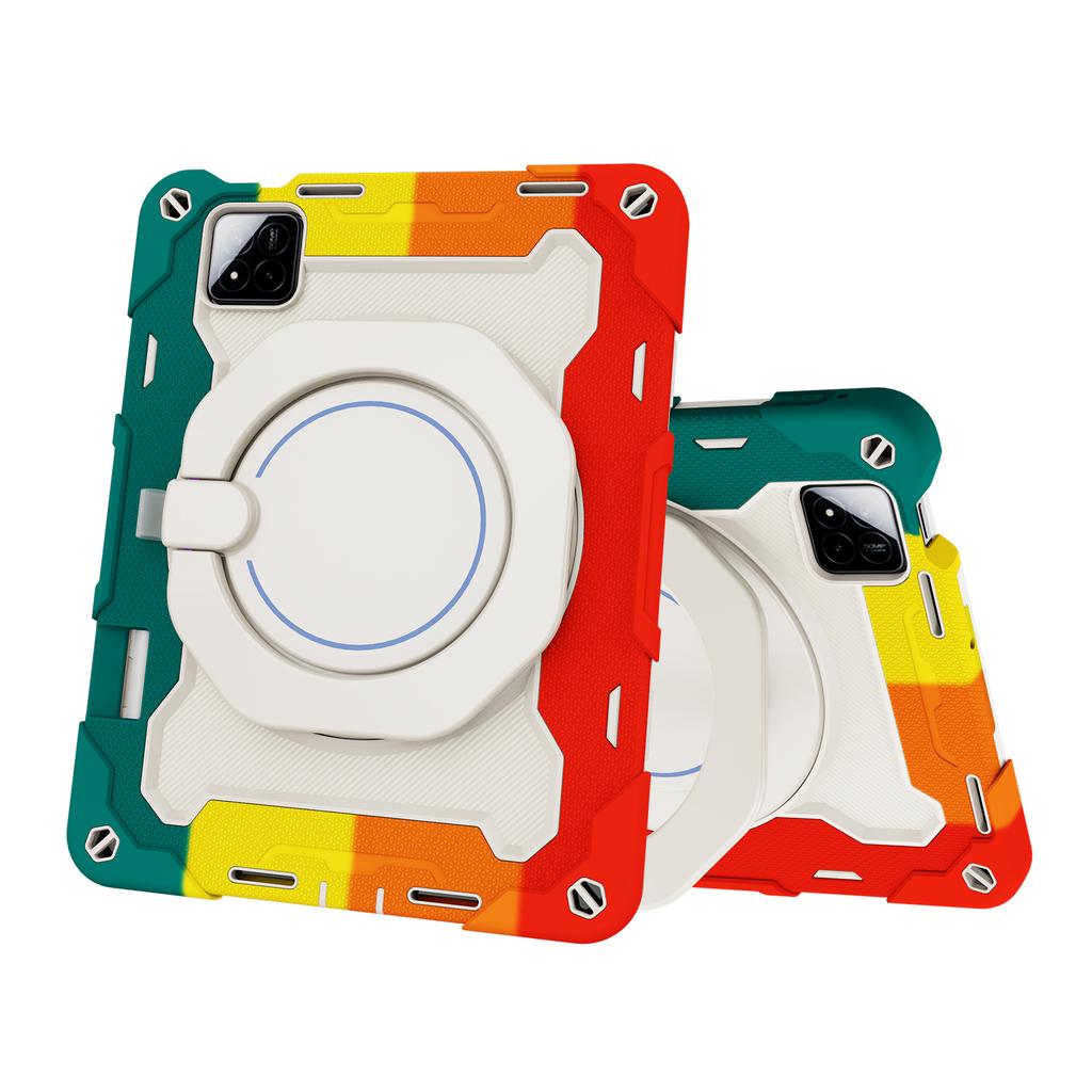 Per Xiaomi Pad 8 7 Pro 11.2" 5/6 Pro 11" 6S 7S 5Pro Redmi Pad SE K Pad Custodia con Supporto Rotante a 360° Cover Corazzata Resistente agli Urti con Cinturino a Maniglia