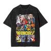 2026 Retro Unbesiegbar Cartoon Comic Gewaschen Neuankunft Unisex Kleidung T-Shirt Mann Grafische T-Shirts Unisex T-Shirt für Unisex Kleidung