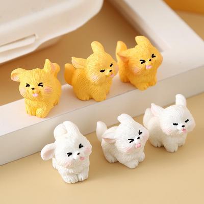 Simulated Animal Puppy Resin Figurine Ornament Blind Box Gift