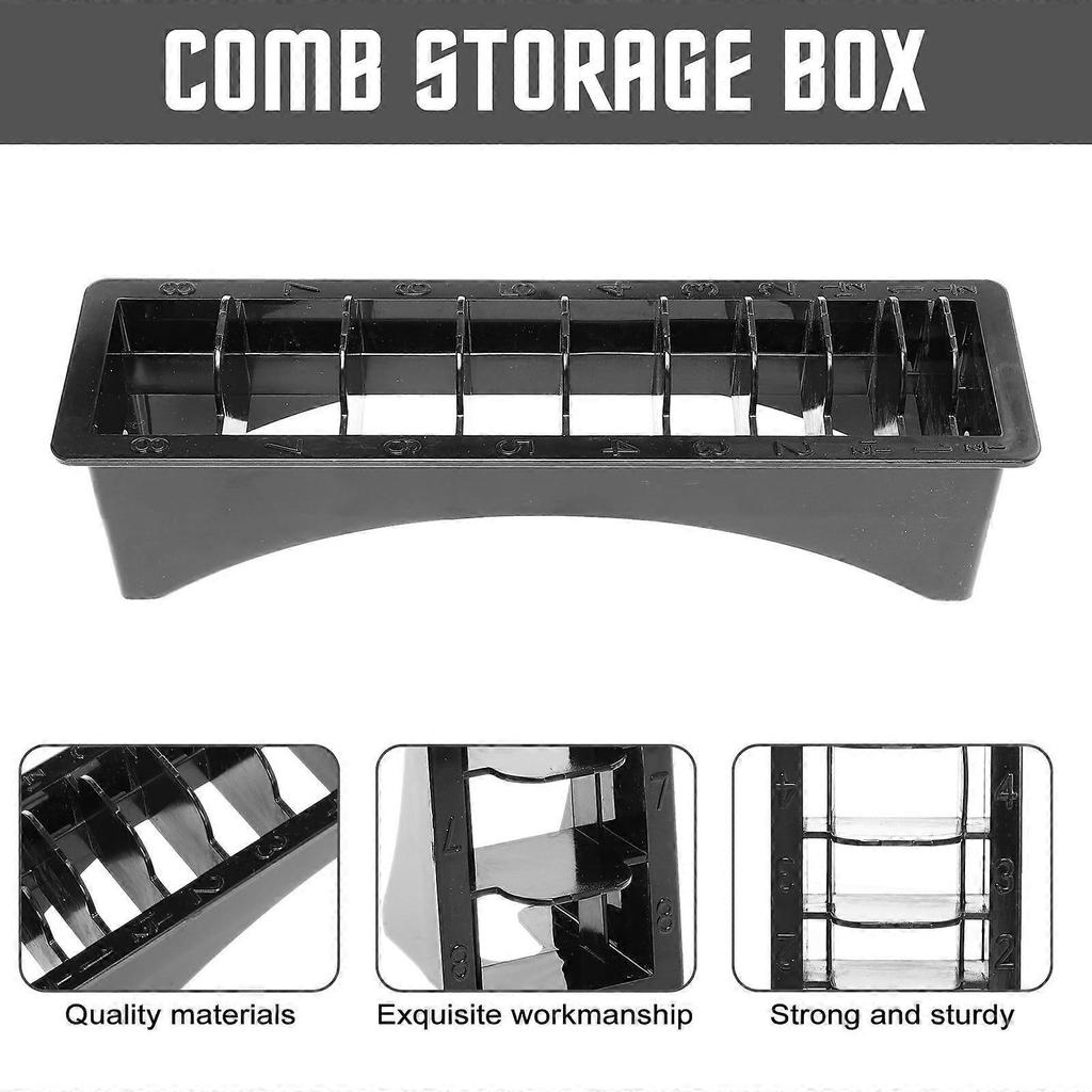 Sipeihong Barber Clipper Guard Organizer with Storage Box (2Pcs)