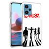 Gorillaz Anime Phone Case For Redmi Note 13 12 14 15 Pro Plus 13R 11 11T 11E 11S 10 Pro 10S 9 9S Cover Cell Clear TPU Capa Cases