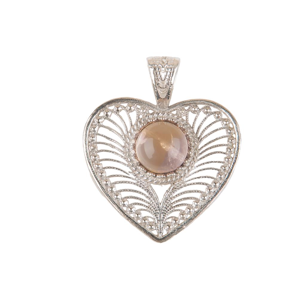 Rare Ametrine Gemstone 925 Sterling Silver Jewelry Handmade Pendant1.4" For Gift CP-15-24