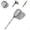 Fish Landing Net Non Slip Grip Long Handle Extensible Sturdy Mesh Telescopic Pole Portable for