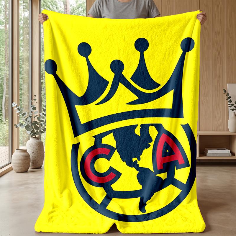 club América Theme blanket Soft Flannel Blanket Plush Throw Blanket Cozy Sofa Bed Blanket for Home Decor