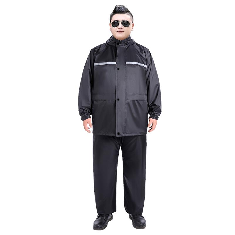 Extra Large Full-Body Raincoat and Pants Set for Cycling