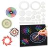 Spirograph Drawing Kit - Interlocking Gears & Wheels Set, Creative Geometric Art Toy for Kids Educational Gift