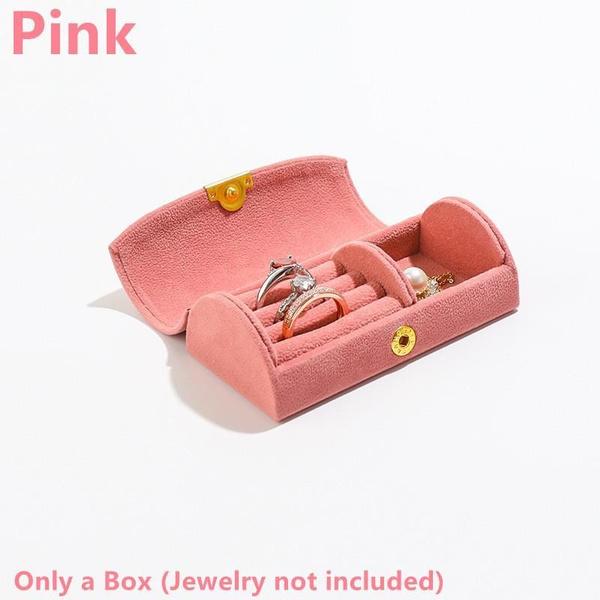 

Новейший Мини Бархатный Органайзер Для Ювелирных Изделий Дисплей Дорожный Чехол Для Ювелирных Изделий Коробки Серьги Ожерелье Кольцо Портативная Коробка Для Хранения Ювелирных Изделий Женщины