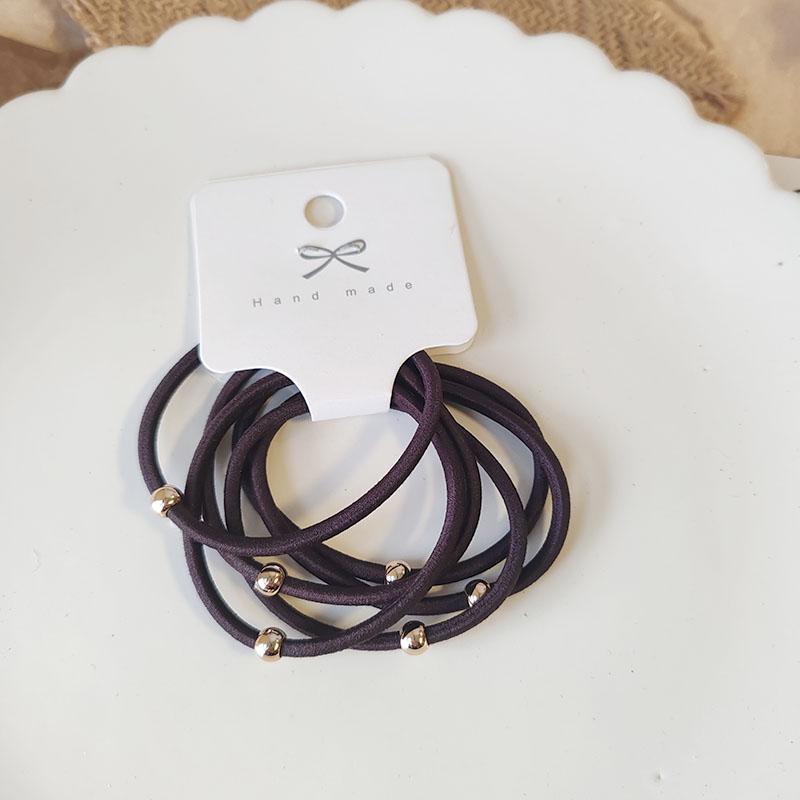 

6 шт. Элегантные, хорошие, прочные, высокоэластичные резинки для волос, резинки для волос, веревки для женщин, девочек, детей, держатель для хвостика, милые аксессуары для волос