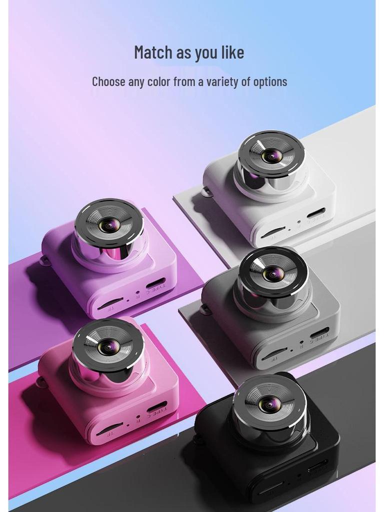 Retro 1080p GoPro-Style Mini Sports Camera with Screen, Ideal for Kids' Photography - Perfect Gift for Girls