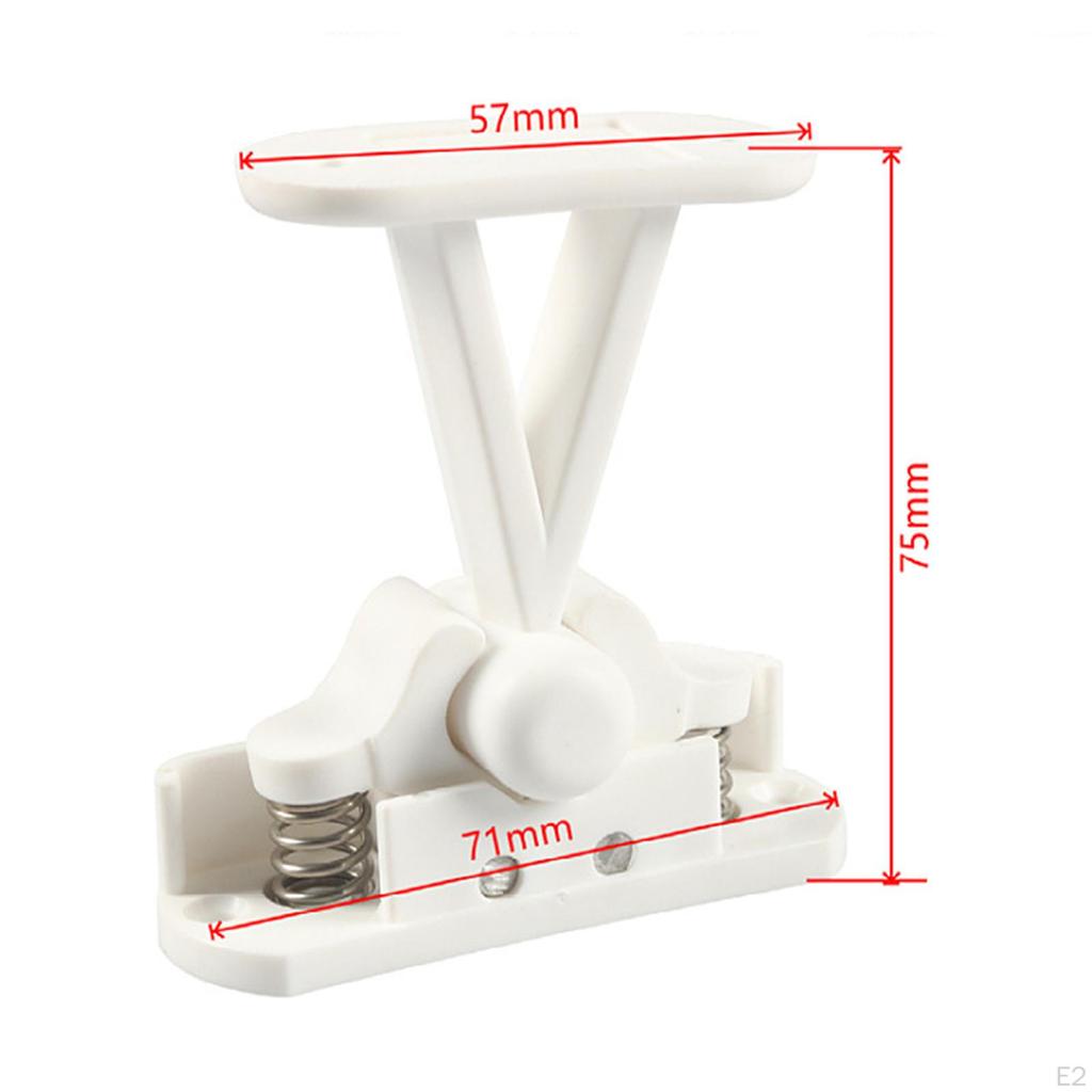 Fermo per porta del rimorchio Fermo per armadietto Clip Supporto in nylon Fermo a forma di T per