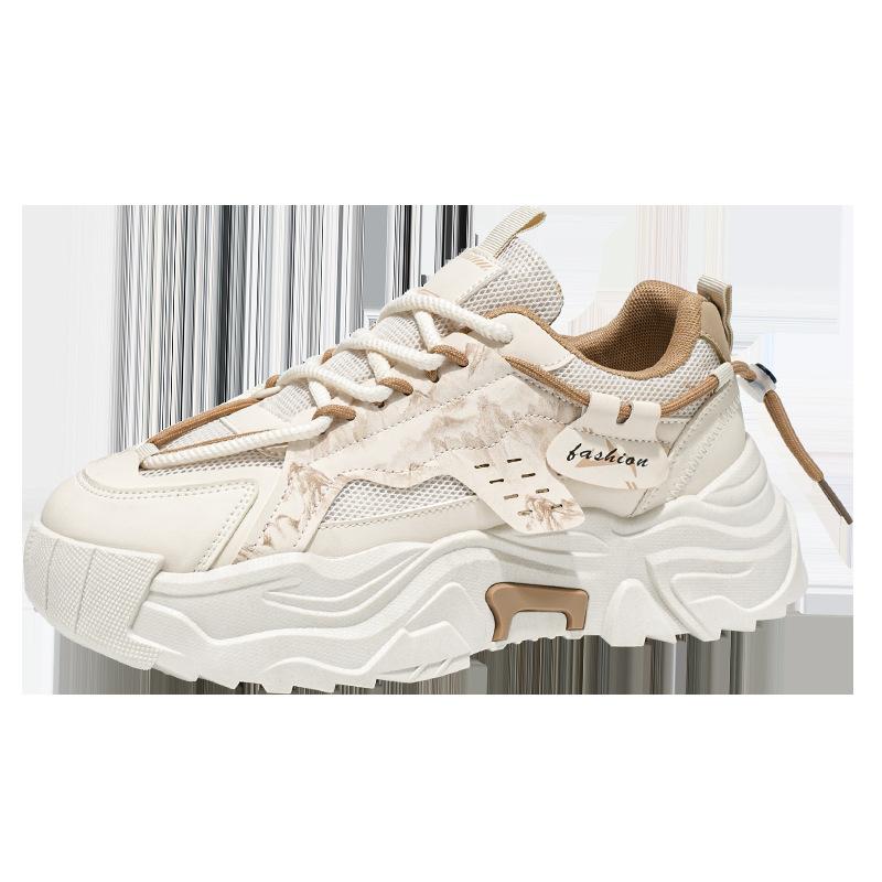 Men s shoes new summer men s platform sports mesh breathable casual dad shoes men 39