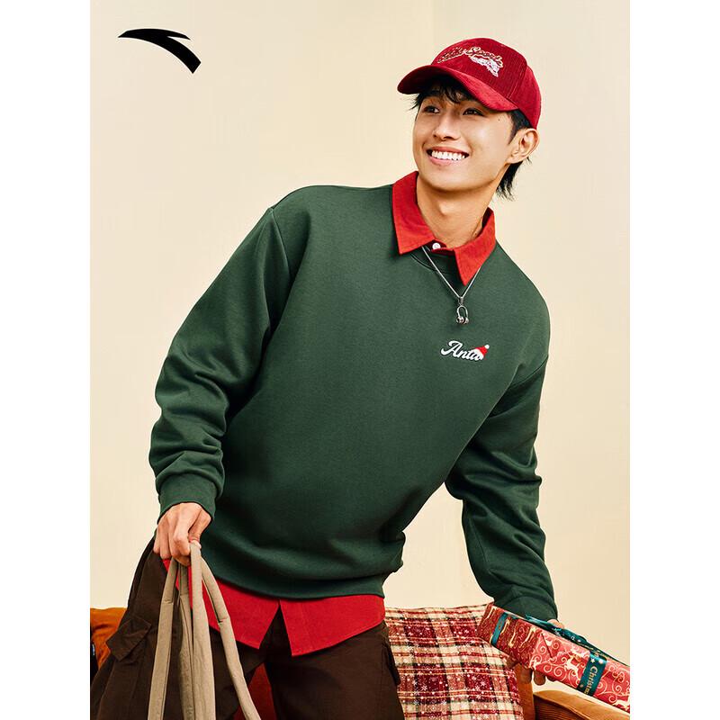ANTA Men's Crew Neck Pullover Sweatshirt