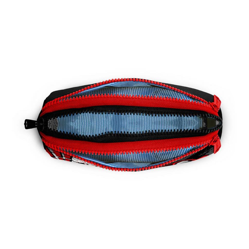 coral high Dziecięcy czarny czerwony Anime samochód wzorzysty trzykomorowy piórnik 22047