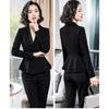 Professional Women Suit 2 Piece Set Fashion Formal Office Wear Blazer and Pants Outfit High Quality
