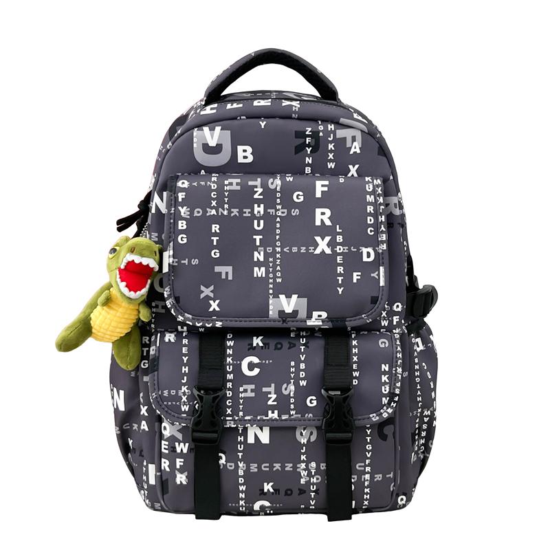 Large Capacity Student Schoolbag Printed Backpack