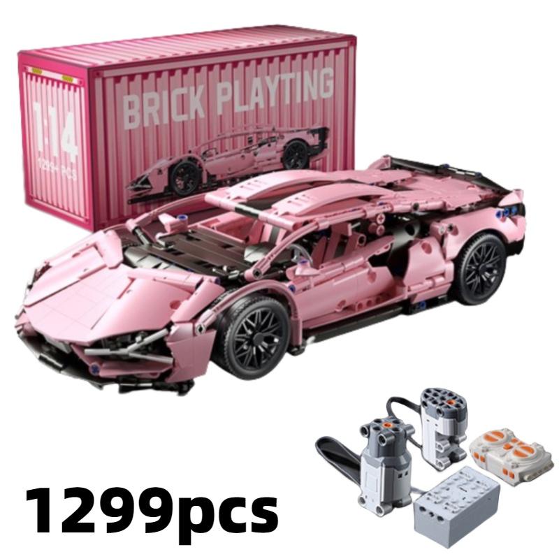 Compatible With Lego Remote Control Racing Car Building Blocks Lamborghini Porsche 911 Foreign Trade Product Assembly Car Model