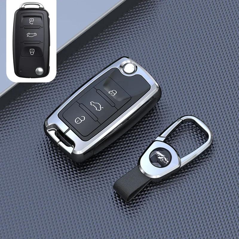 Car Key Holder Case Cover For Vw Volkswagen Passat B8 Cc Polo Tiguan Golf 7 Golf8 Mk8 Mk4 For Skoda A7 A5 Octavia Superb Yeti