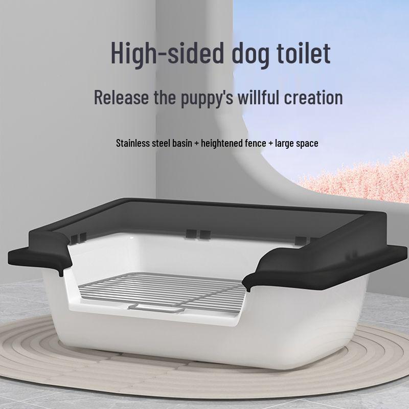 Automatická psí toaleta s protiskluzovým designem pro všechna plemena