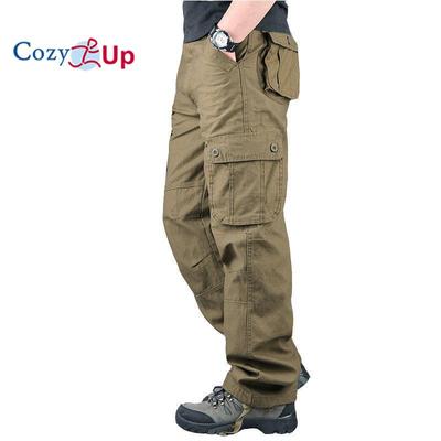 Cozy Up Pánské maskáčové kalhoty Taktické Cargo Kalhoty Pracovní kombinéza Outdoor Sport Turistika Lovecké kalhoty Bavlna Odolná