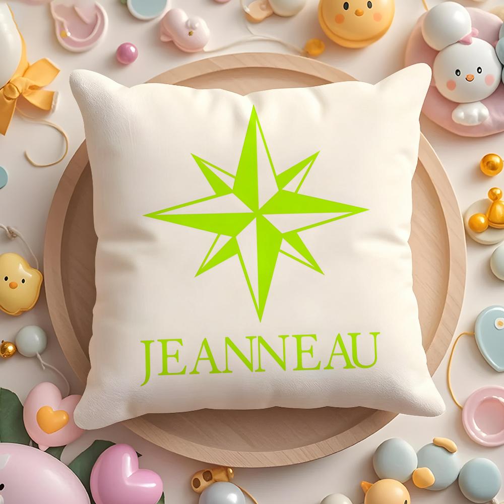 

J-Jeanneau Yachts Logo Cushion Cover Home & Car Multi-Scene Pillow Cover - Reversible, Soft & Durable for Daily Use 45cmx45cm