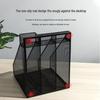 Deli Triple-Compartment Desk File Organizer with Pen Holder