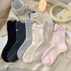 Cute Three-Dimensional Ears Season Australian Velvet Warm Mid-Leg Socks Winter Style Fleece Snow Stockings
