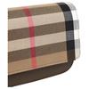 Burberry Vintage Check Canvas Belt Bag Beige Leather Trim Waist Pouch 81134081