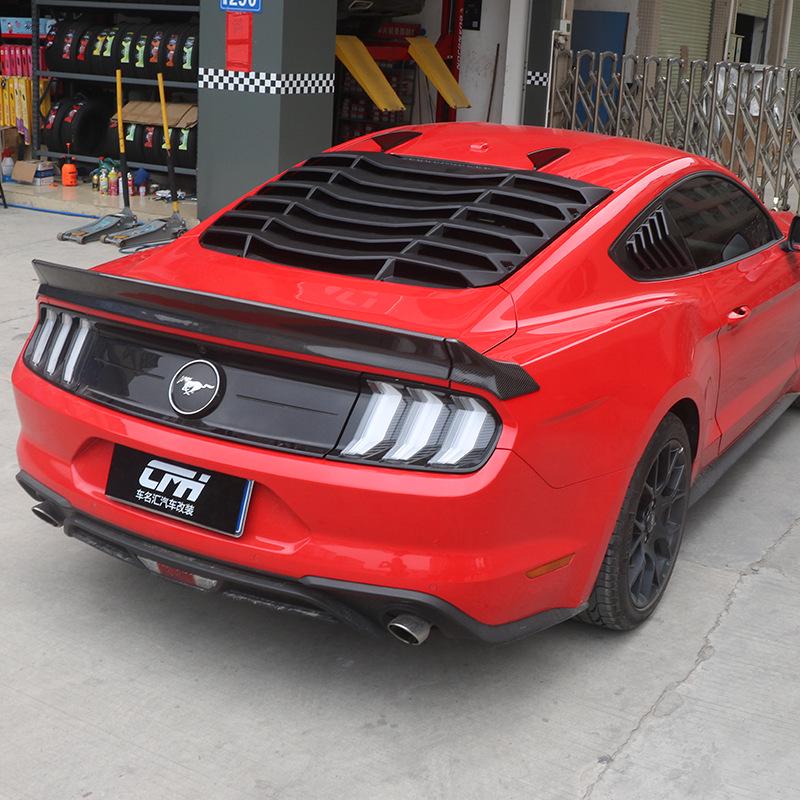 15-23 Mustang MMD Rear Window Louvers Air Deflector Sunshade