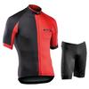 Summer Breathable Cycling Suit Set Bicycle Short-Sleeved Shorts Suits for Men Quick-Drying Road Biking MTB Cycling Clothing with Pockets