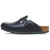 Buckle Leather Slippers 1025979