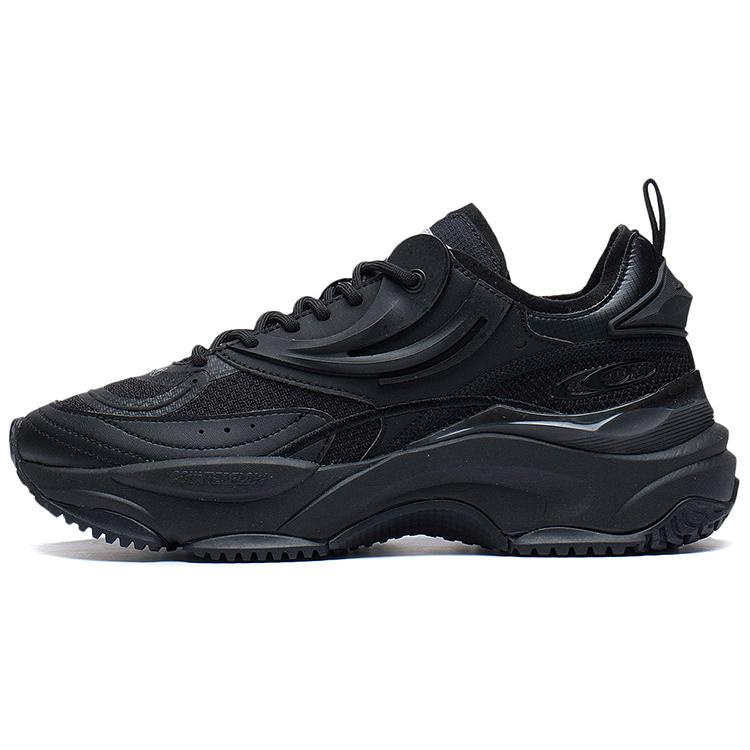 New LINING CF Tracing Casual Shoes Women's Low Top Black AGLS148-3