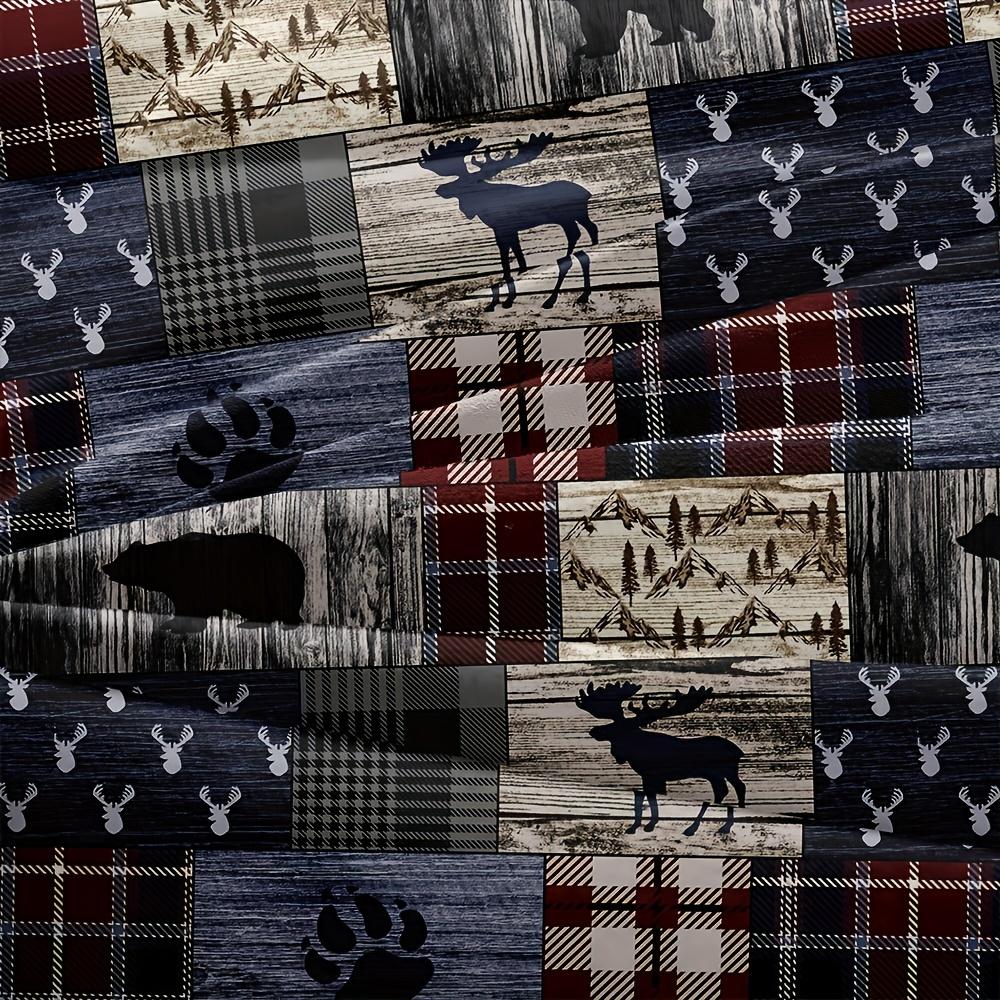 Rustic Print Bedding Set Soft Comfortable Duvet Cover For Bedroom Guest Room (1*Duvet Cover + 2*Pillowcases Without Core)