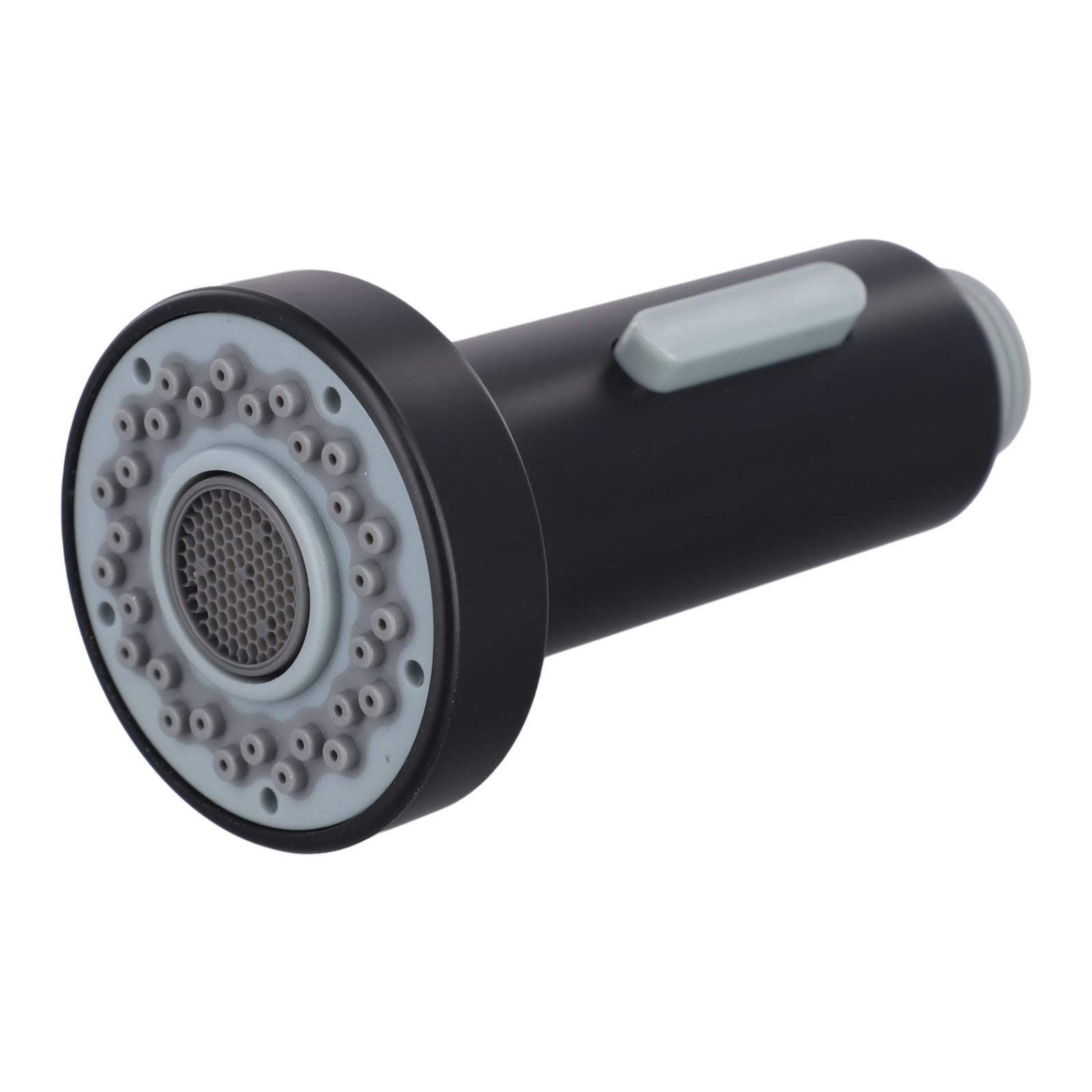 

Выдвижной излив Сменный разбрызгиватель Душевая лейка Кухонные смесители чёрный