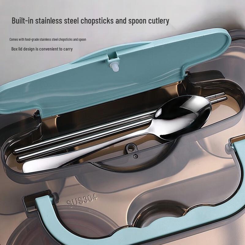 Lufenglai 304 Stainless Steel 5-Compartment Insulated Lunch Box