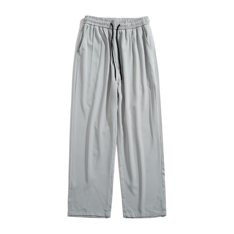 Men's Loose Fit Drapey Straight Leg Pants For Summer And Everyday Wear