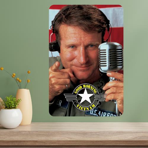 

Good Morning Vietnam Classic Movie Metal Poster Sign 20x30cm（7.8x11.8inch）