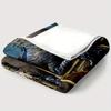 1pc Blankets Jurassic dinosaurs Printed Flannel Blanket Quality Soft Warm Throw Blanket Winter Kids Couch Bed Fluffy Bedspread