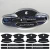 Alphard Door Handle Protector, Alphard Car Door Handle Scratch Protection Film, Newest Carbon Style,