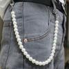 Simple Waist Chain For Women Temperament Pearl Beaded U-Shaped Waist Chain Hip Hop Rock Personality Jeans Chain Accessories