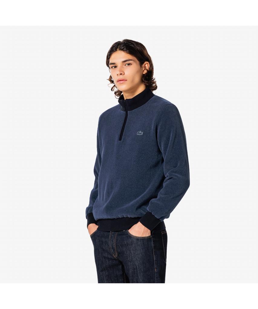 LACOSTE Men'S Golf Windproof Half-Zip High-Neck Sweater Ah807E-55N 3Gf