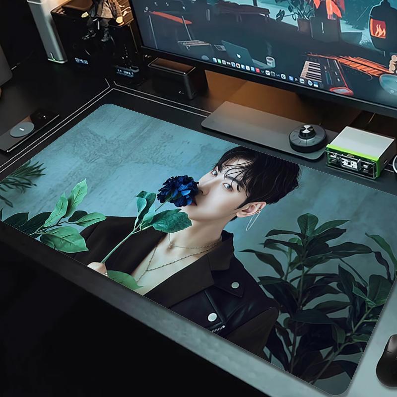 Heartbeat Color Mouse Pad Large Gaming Table Cushion Non-slip Laptop Tablet Big Mousepad XXL Mat Mini PC Playmat With Lock edge