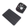 Solar Panel Fan Kit 15W 12V Exhaust Fan with 4.9ft Cable Window Vent Fan for Small Green House Coops Sheds Pet Houses
