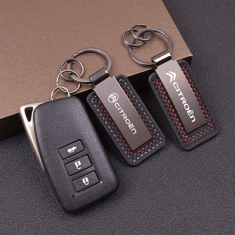 Citroen Logo Zinc Alloy Key Chain Car Personalized Keychain For C8 DS3 C6 C3 Vts C4 Saxo C4L C5 C2 C1 Xsara C3-XR Picasso Cactus